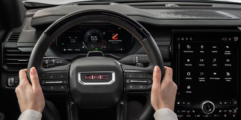 GMC Acadia driver controls