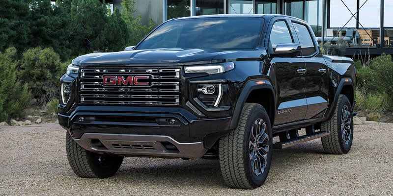 Black GMC Canyon exterior
