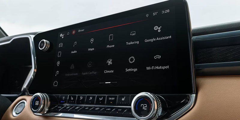 GMC Canyon infotainment display