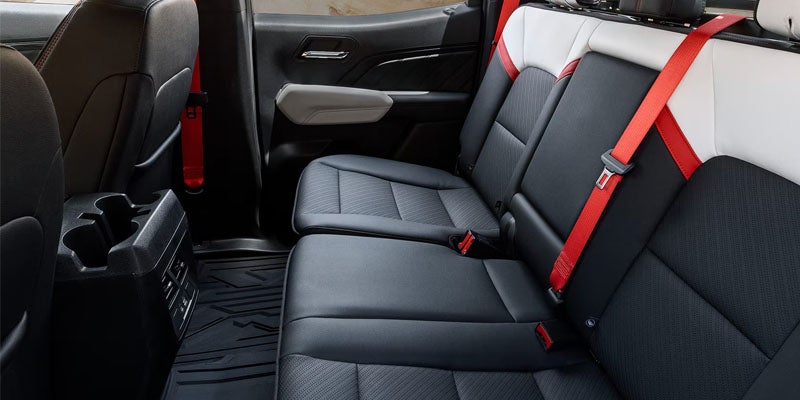 GMC Canyon rear seating