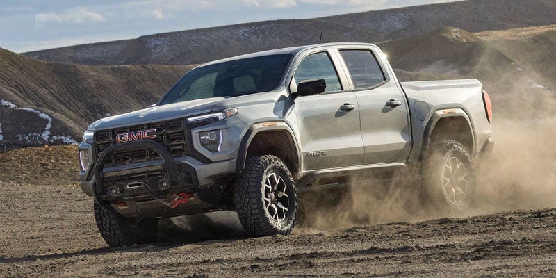 GMC Canyon off-road driving