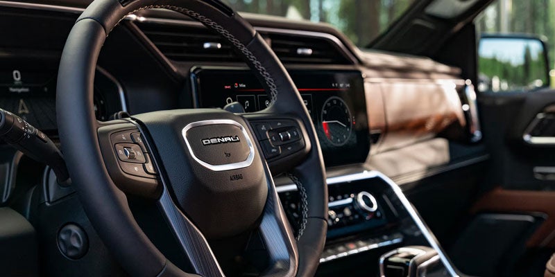 GMC Sierra interior view