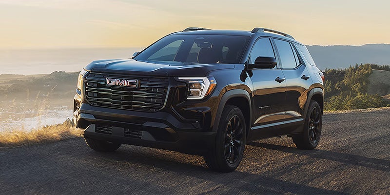 Black GMC Terrain exterior